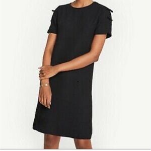 Ann Taylor Black scoop neck dress size 2